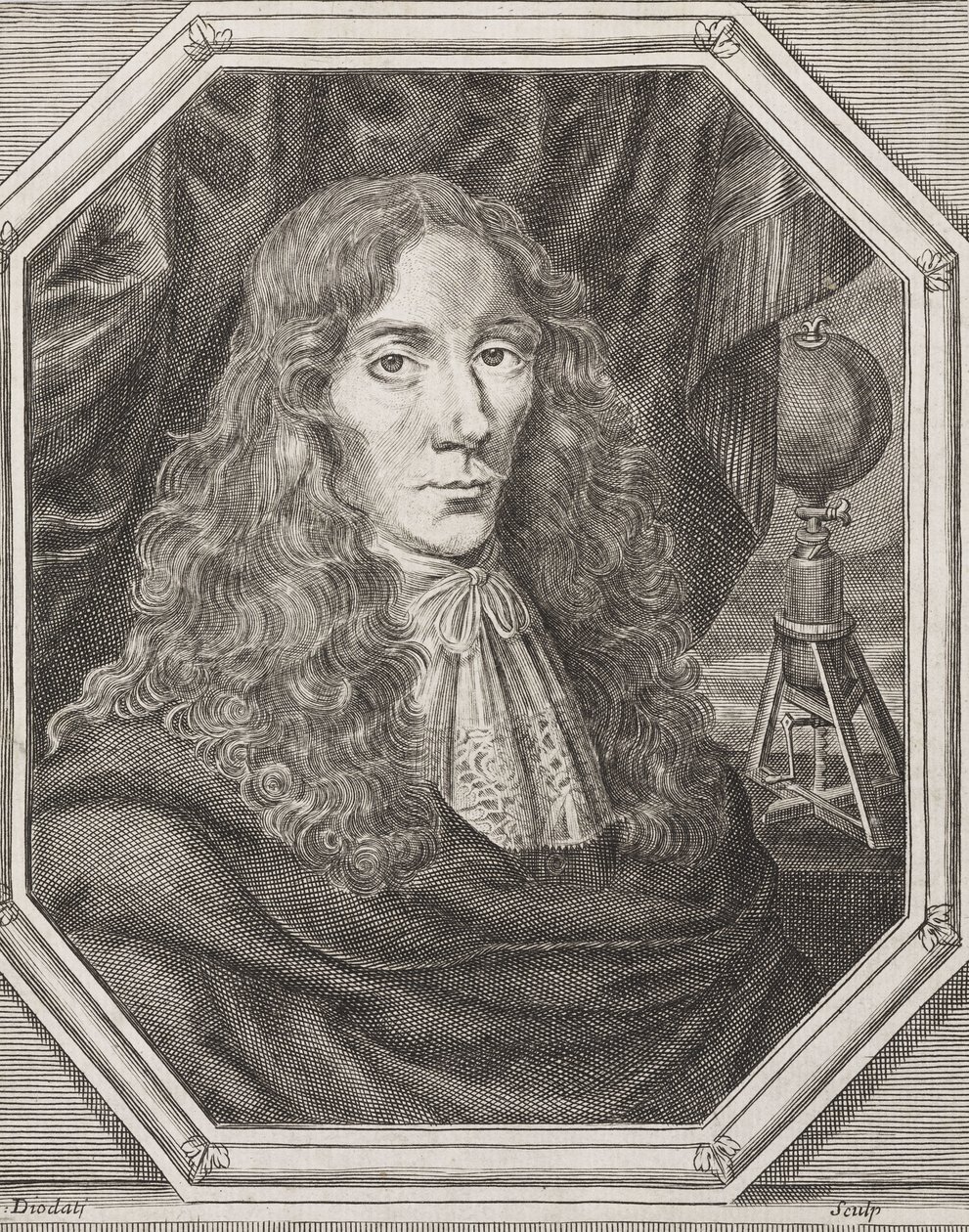 Robert Boyle, irsk fysiker og kemiker, c 1670 af Frederick (attr. to) Barnard