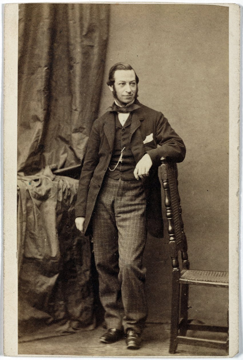 Robert Lucas Chance, glasproducent, c 1850 af Ferdinand Georg Waldmuller