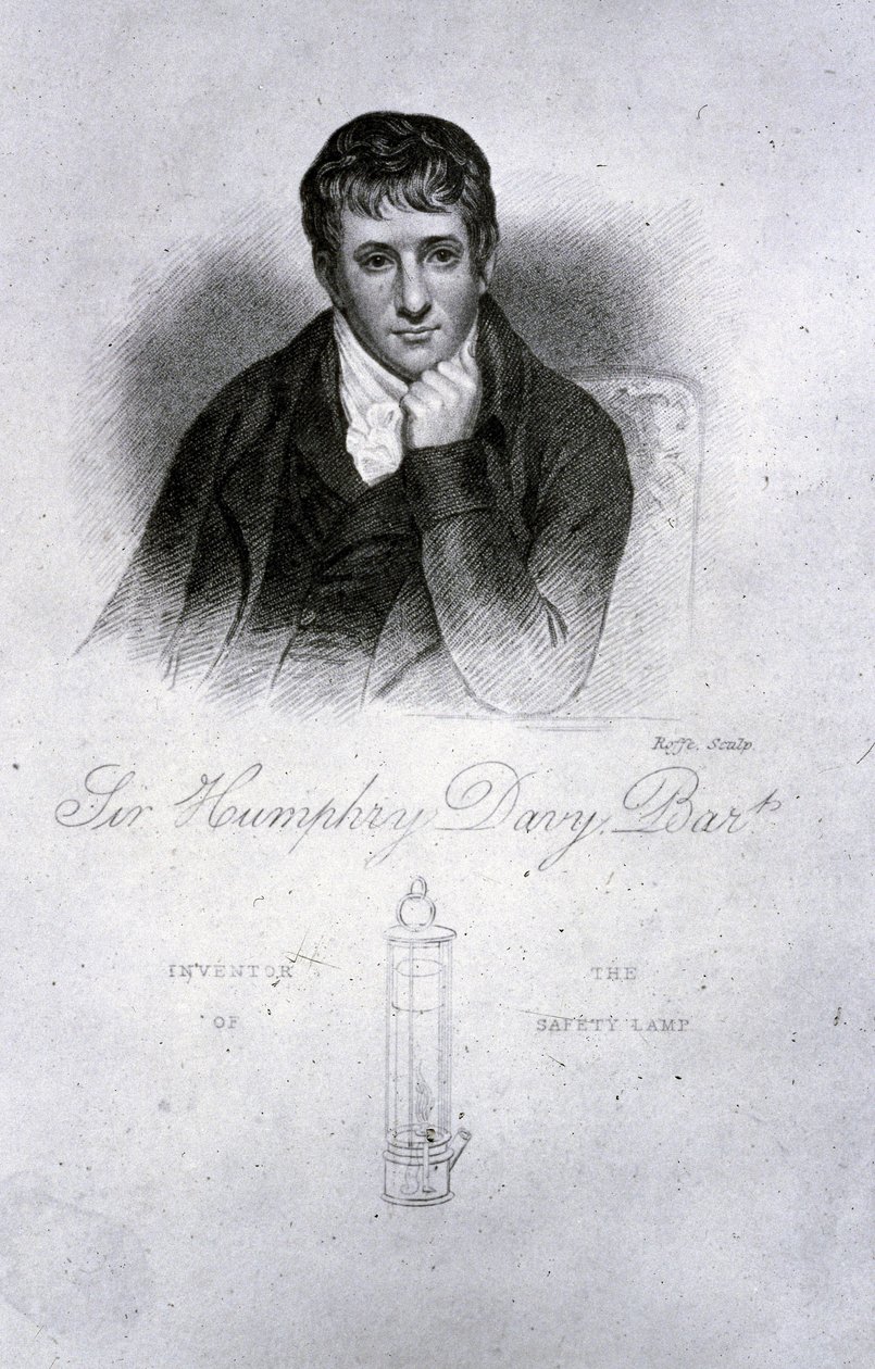 Sir Humphry Davy, kemiker af Frederick (attr. to) Barnard
