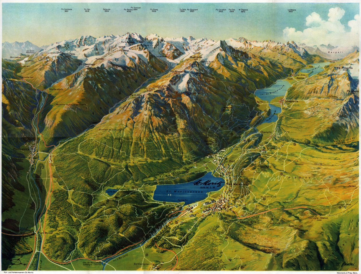 St Moritz, ca 1930 af . .