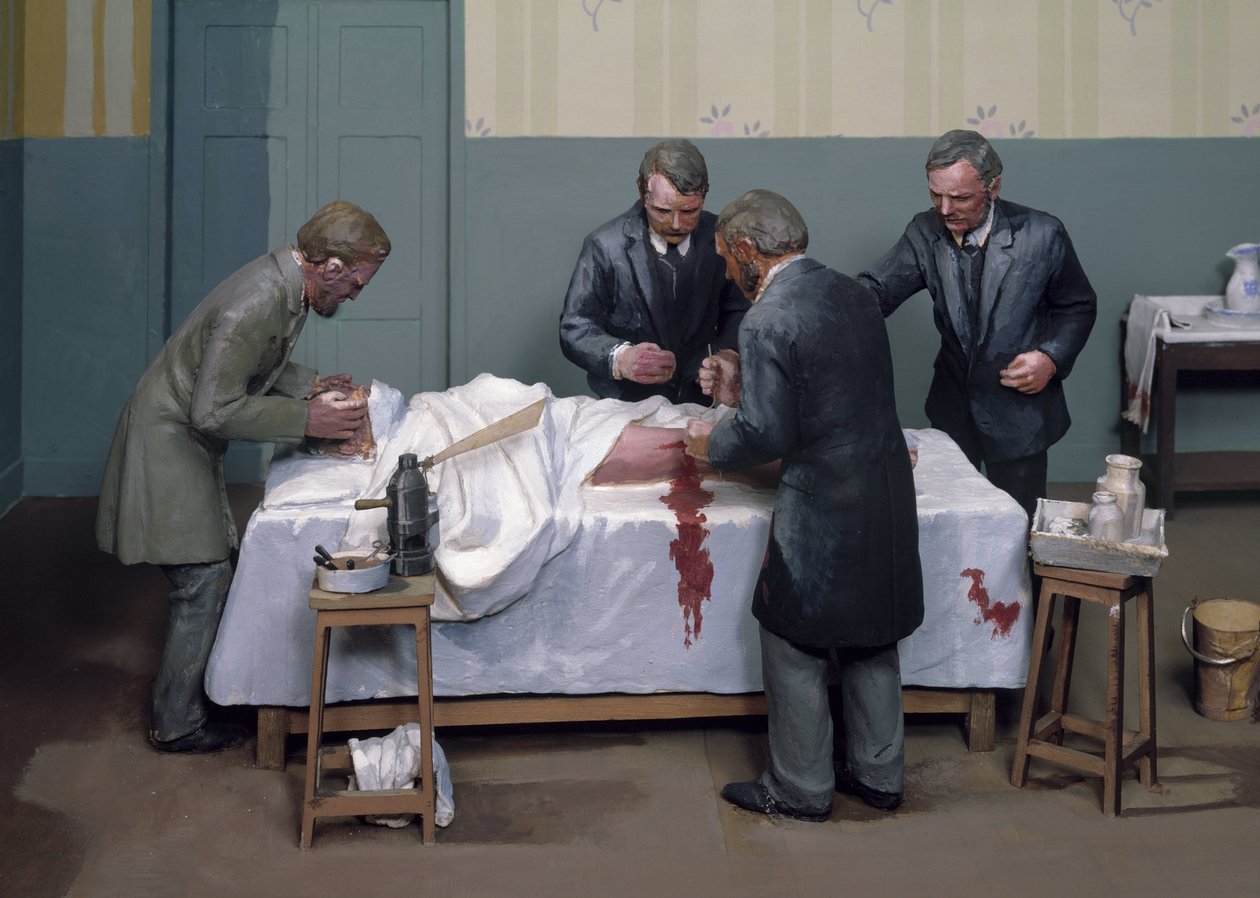 Kirurgiske antiseptika En antiseptisk operation af Ferdinand Georg Waldmuller
