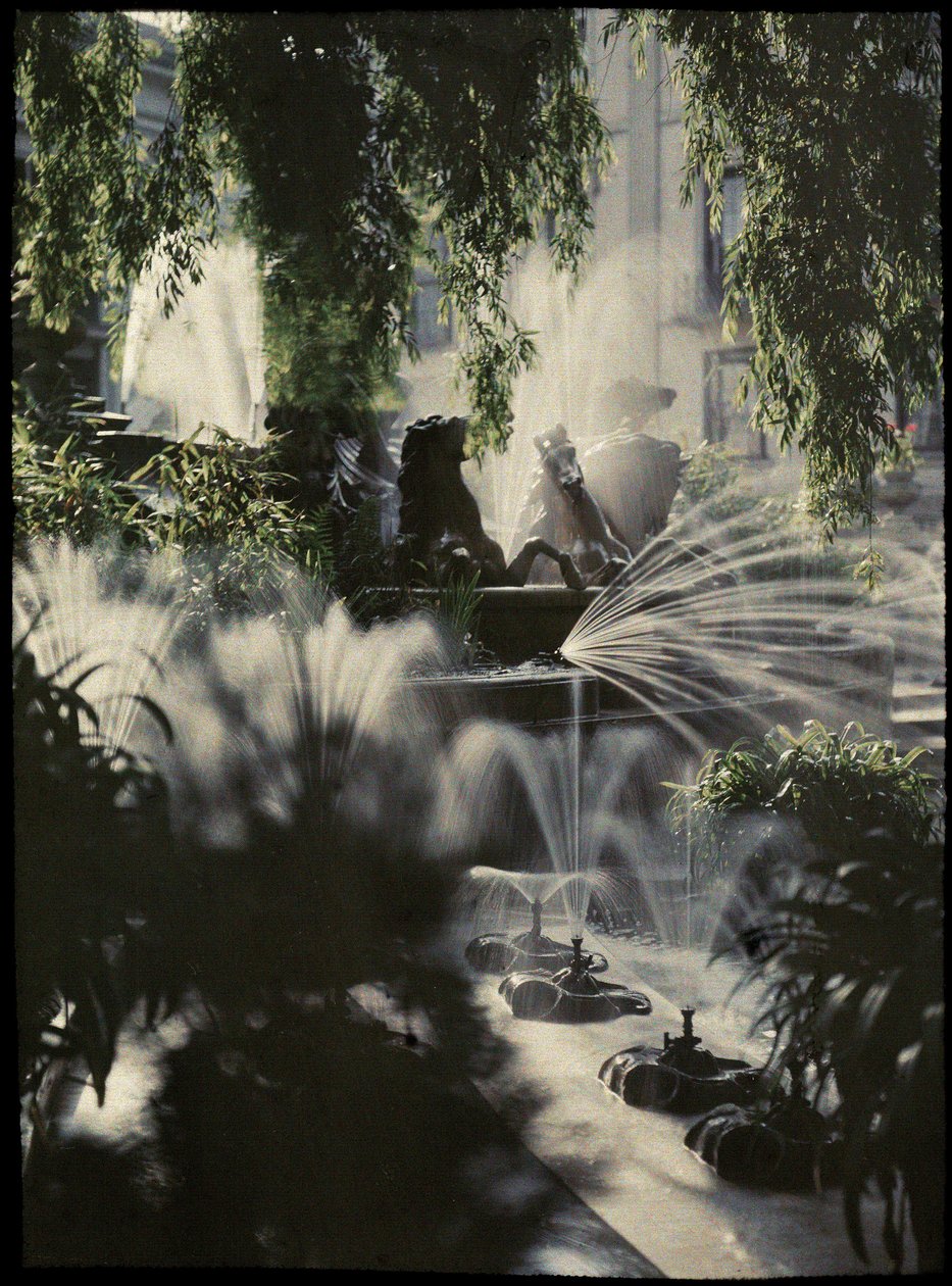 Neptun-fontænen, Cheltenham, ca 1910 af Frederick (attr. to) Barnard