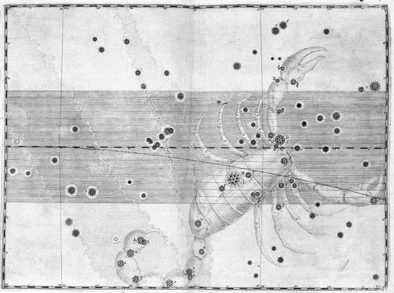Stjernebilledet Scorpius (Scorpio) af Frederick (attr. to) Barnard