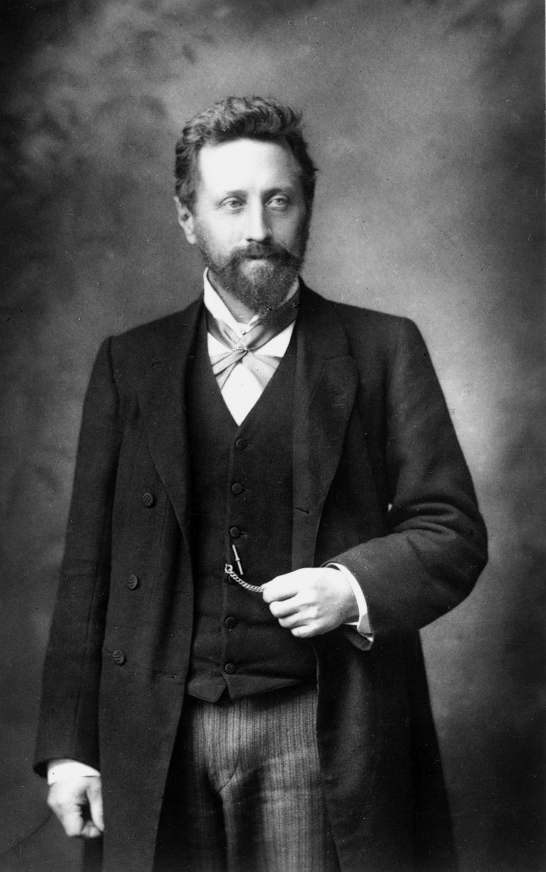 William Ayrton, britisk ingeniør, c 1890 af Frederick (attr. to) Barnard