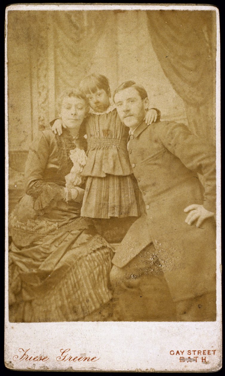 William Friese-Greene, filmfotograf og familie, c 1880 af Henry Charles Fehr