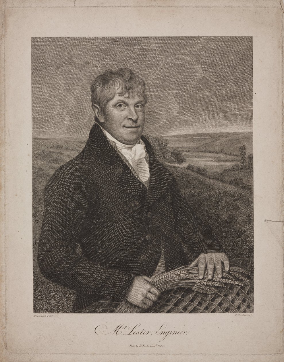 William Lester, britisk ingeniør af Frederick (attr. to) Barnard