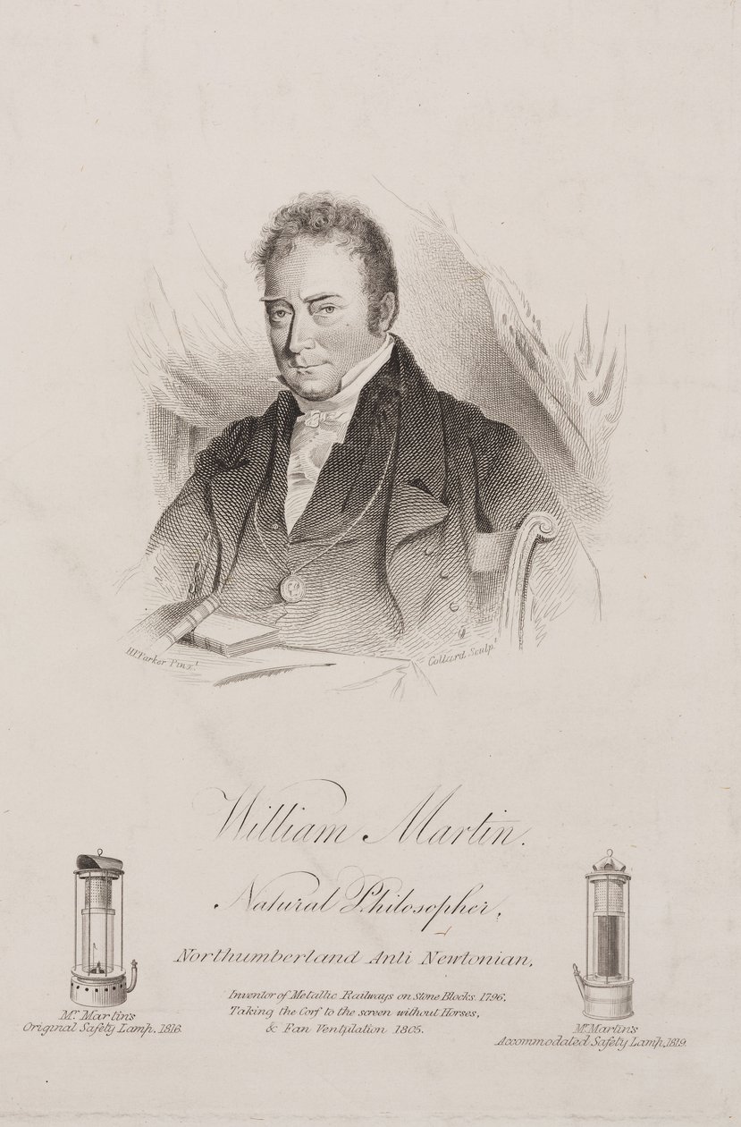 William Martin, engelsk digter og fysiker, ca. 1820