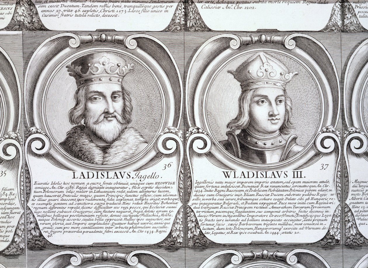 Wladyslaw II Jagiello, og Wladyslaw III Warnenczyk, no. 36 og 37 fra 