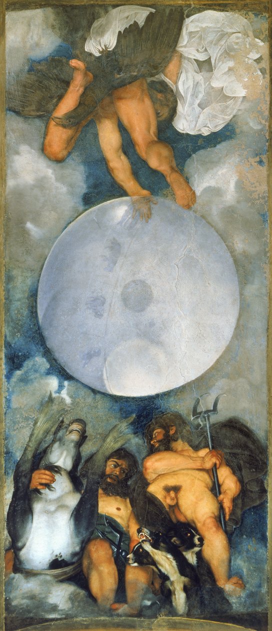 Jupiter, Neptun og Pluto af Michelangelo Merisi da  Caravaggio