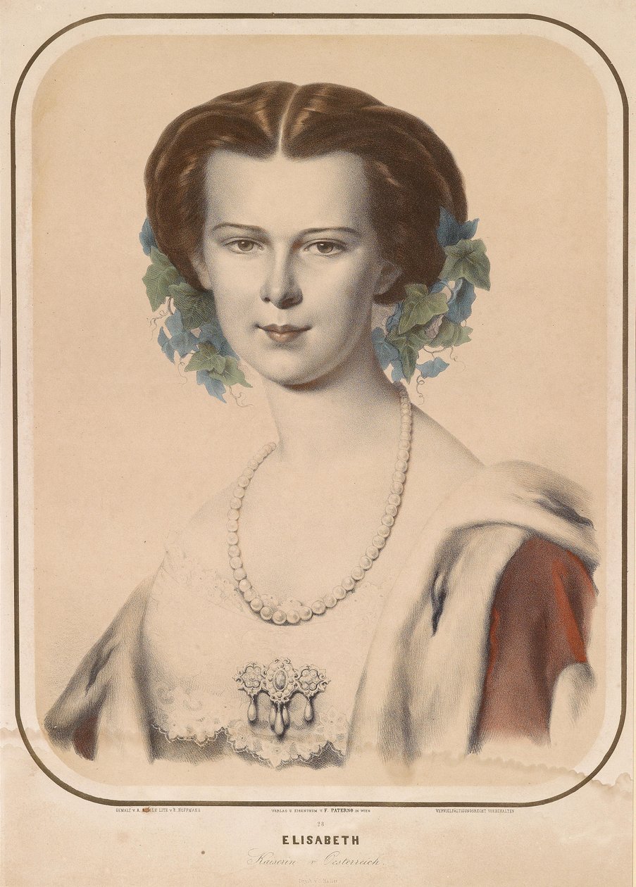 Kejserinde Elisabeth af after Einsle R. Hoffmann