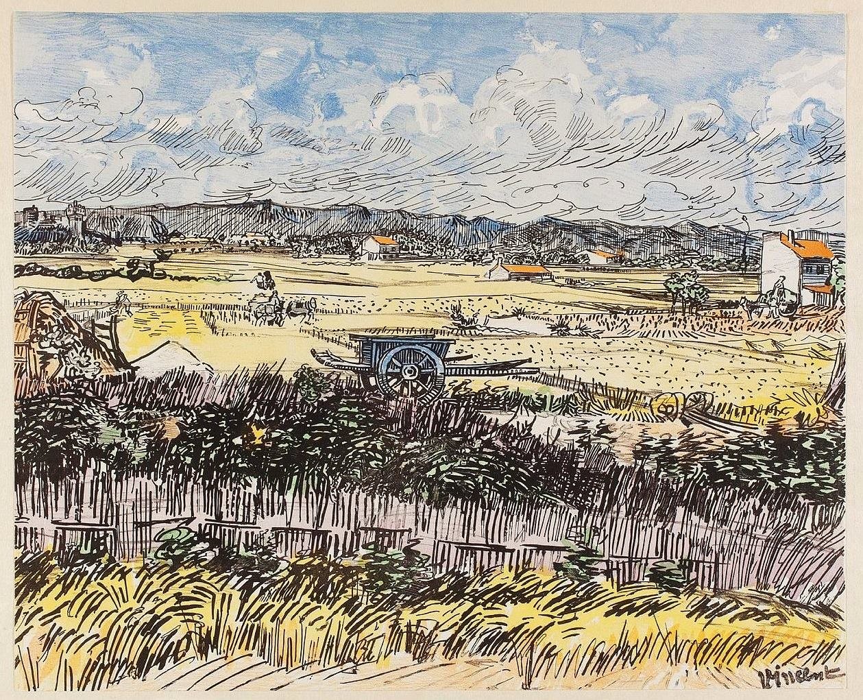 Høst i Provence. af Vincent van Gogh