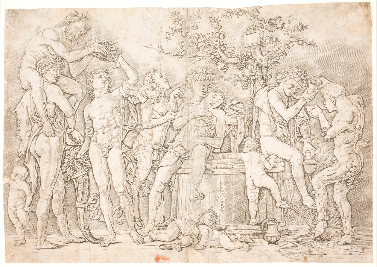 Bagerste kanal ved vintønden af after Andrea Mantegna