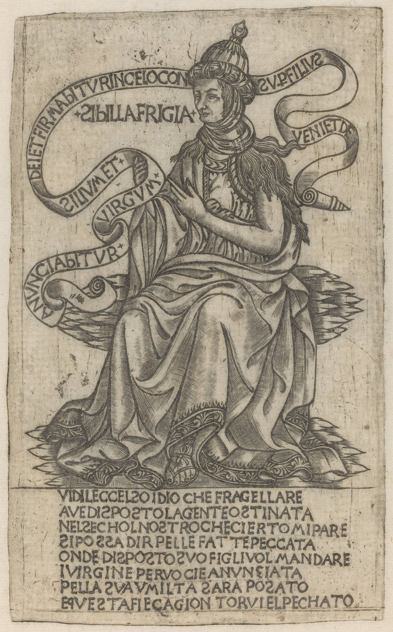 Frygisk sibylle af after Baccio Baldini