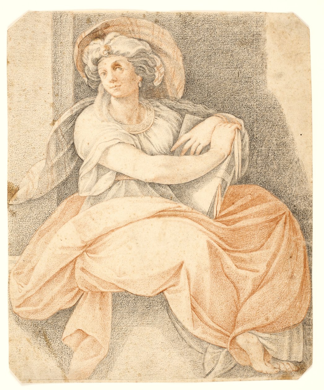 Den persiske sibylle af after Cavalier d
