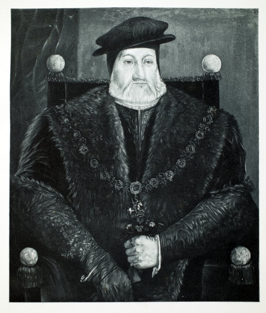 Charles Brandon, hertug af Suffolk, ca. 1544, pub. 1902 (collotype) af after English School