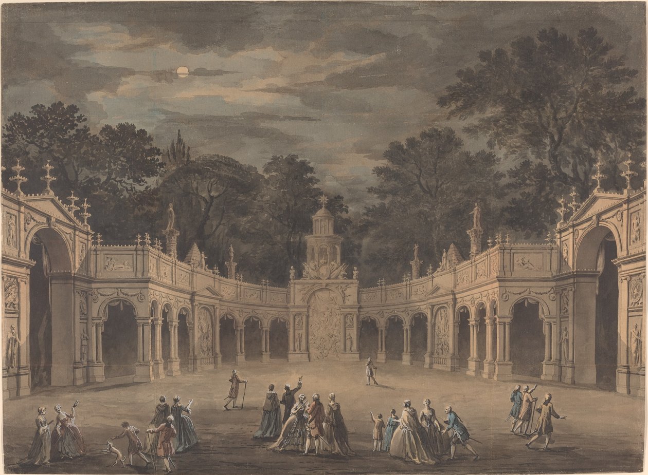 Et design til belysninger for at fejre King George III