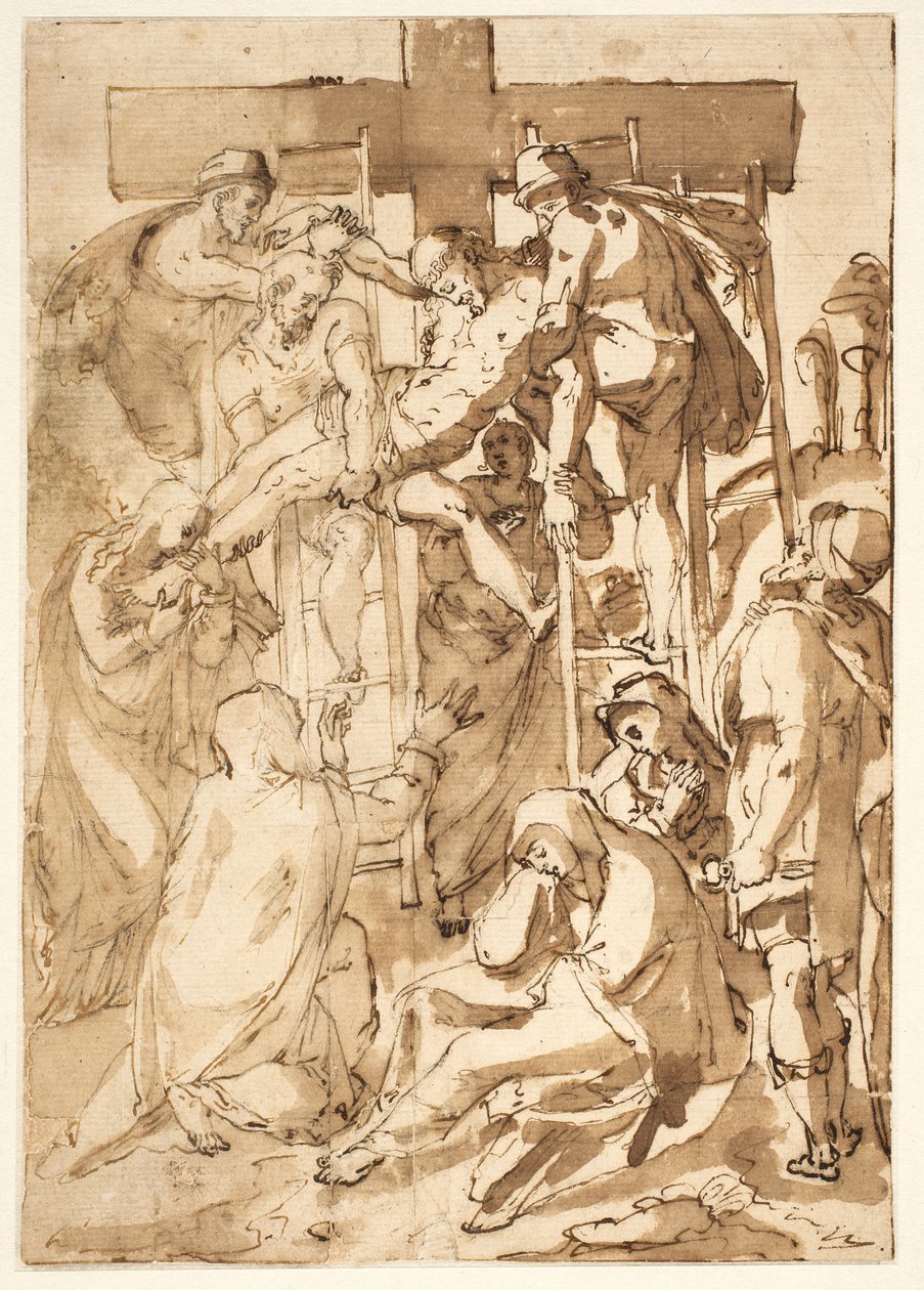 Deponeringen af after Girolamo Muziano
