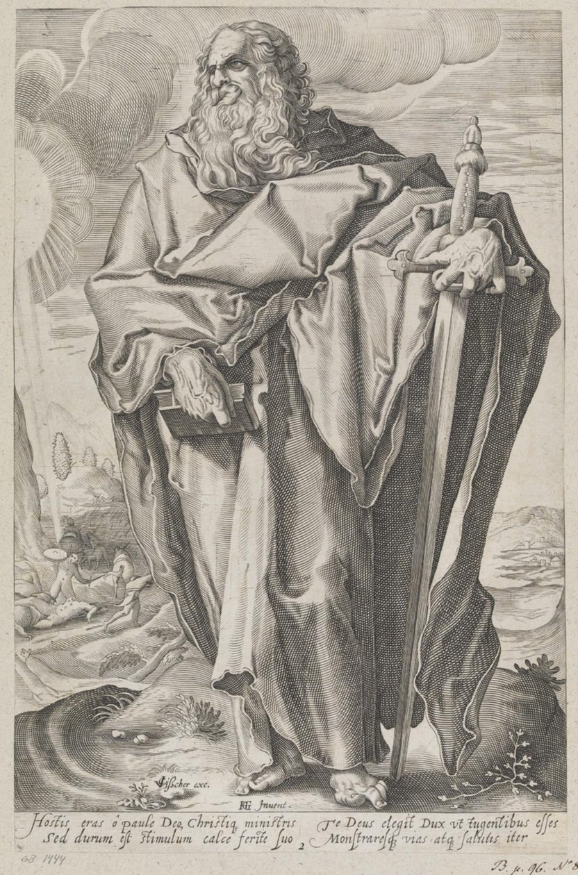 Sankt Paul af after Hendrick Goltzius