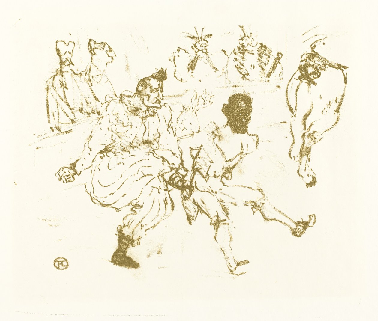 Footit og Chocolat (Footit et Chocolat) af after Henri de Toulouse Lautrec