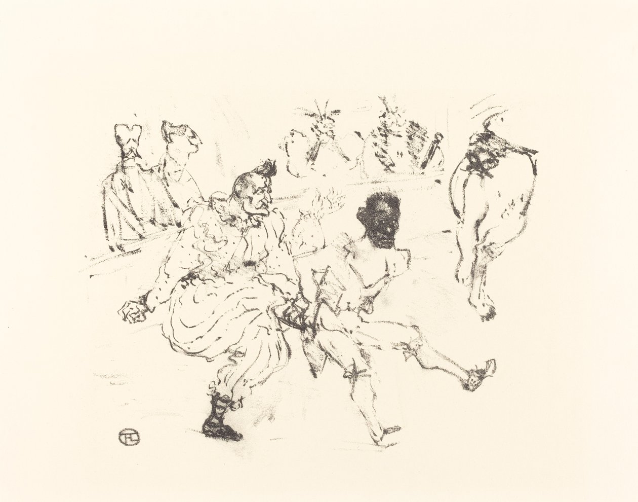Footit og Chocolat (Footit et Chocolat) af after Henri de Toulouse Lautrec