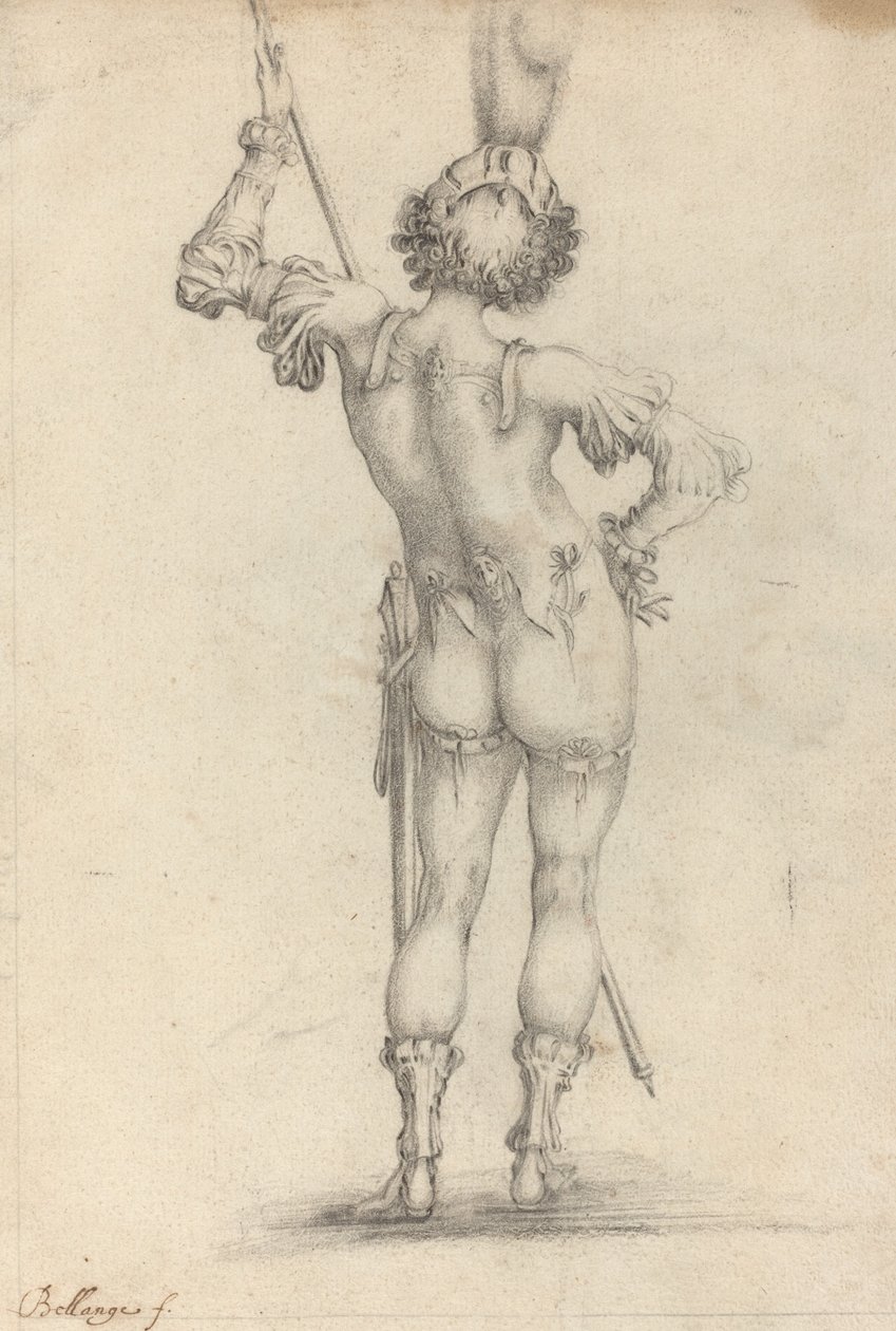 Stående figur [recto] af after Jacques Bellange