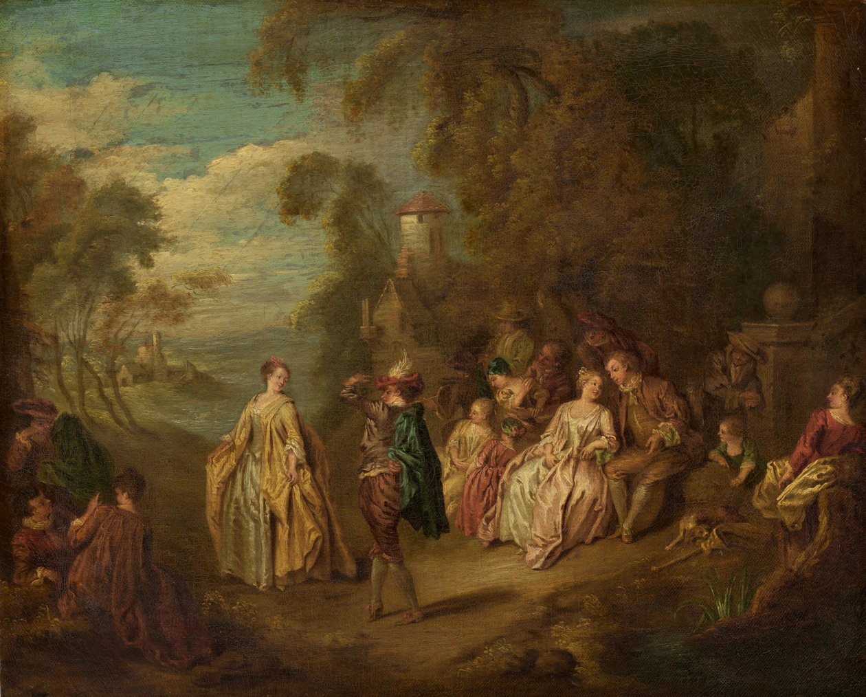 Havefest af after Jean Baptiste Joseph Pater