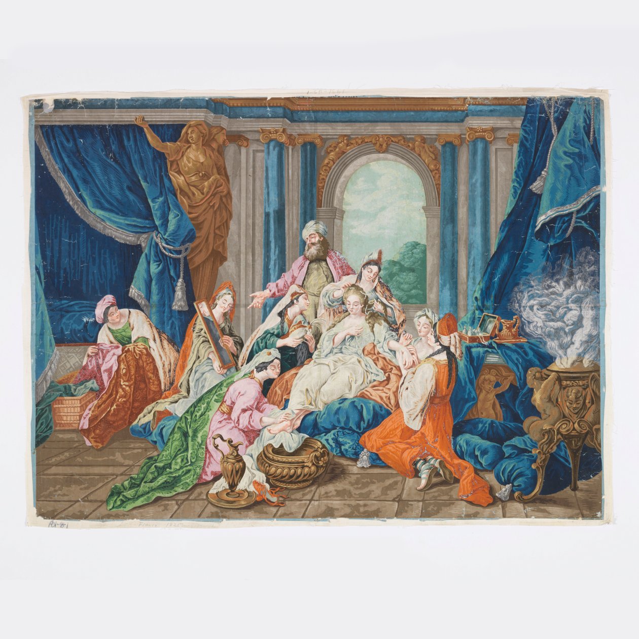 Esthers toilet af after Jean François de Troy