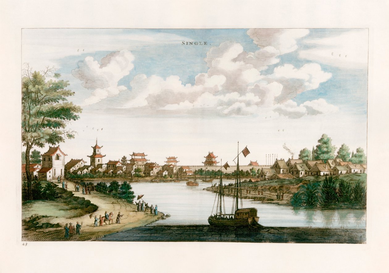 Enkelt af after Johannes Nieuhof