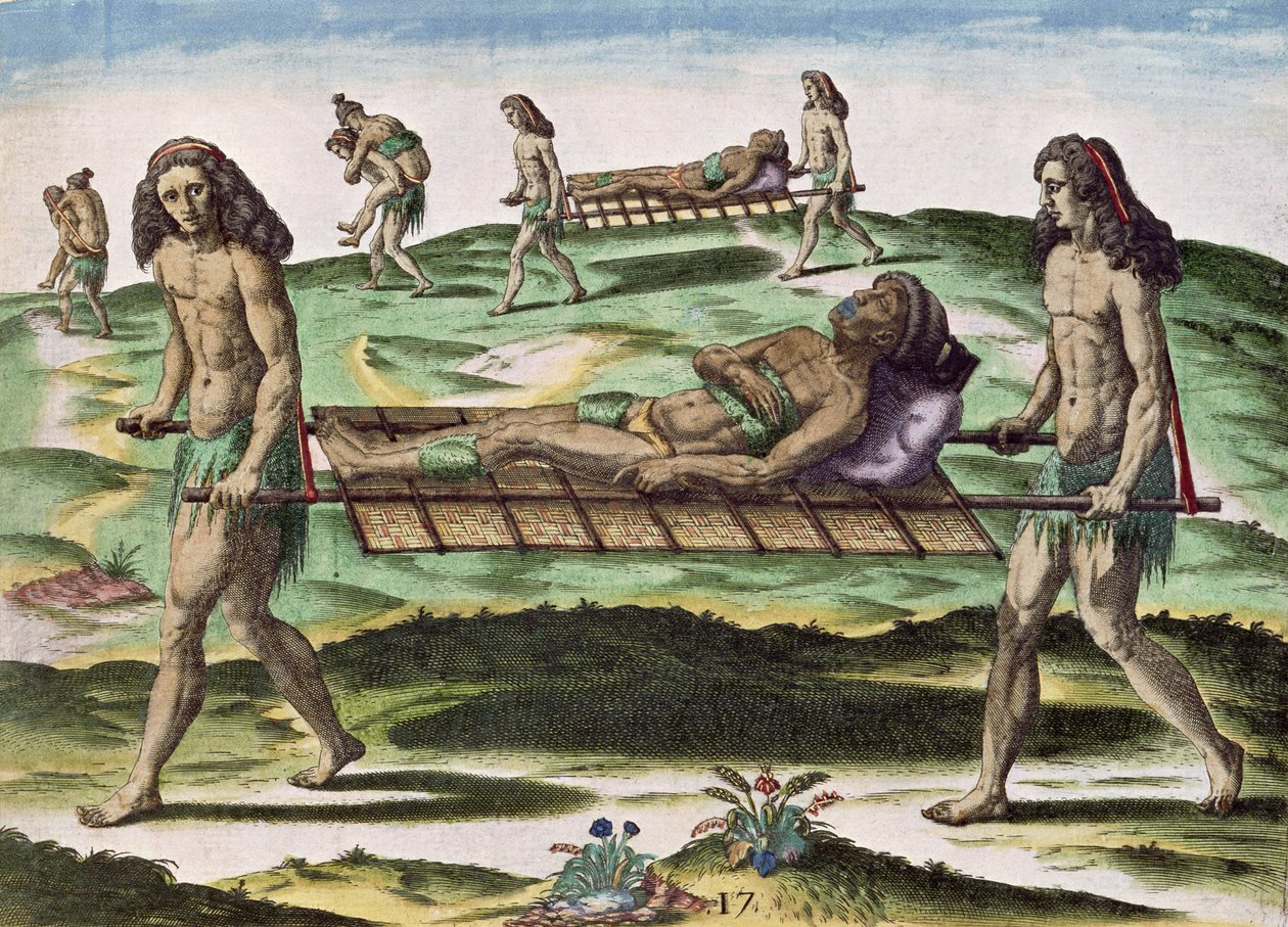 Hermafroditter, der transporterer de sårede, fra 