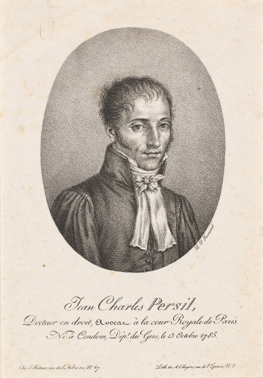 Jean-Charles Persil af after Louis Pierre Froment after Honoré Daumier