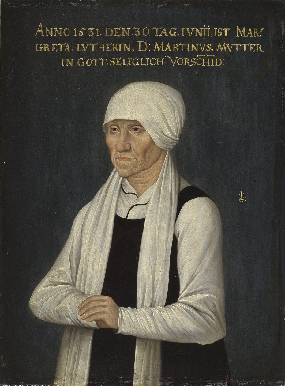 Margareta Luther, ca. 1700 af after Lucas Cranach the Elder