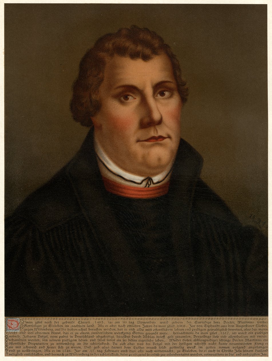 Martin Luther af after Lucas Cranach the Elder