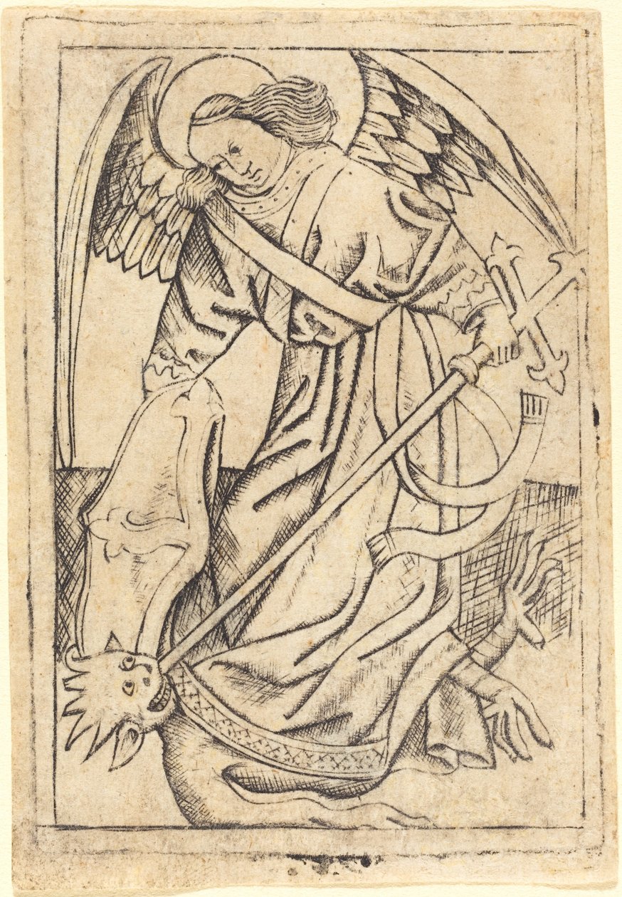 Sankt Michael af after Master E.S.