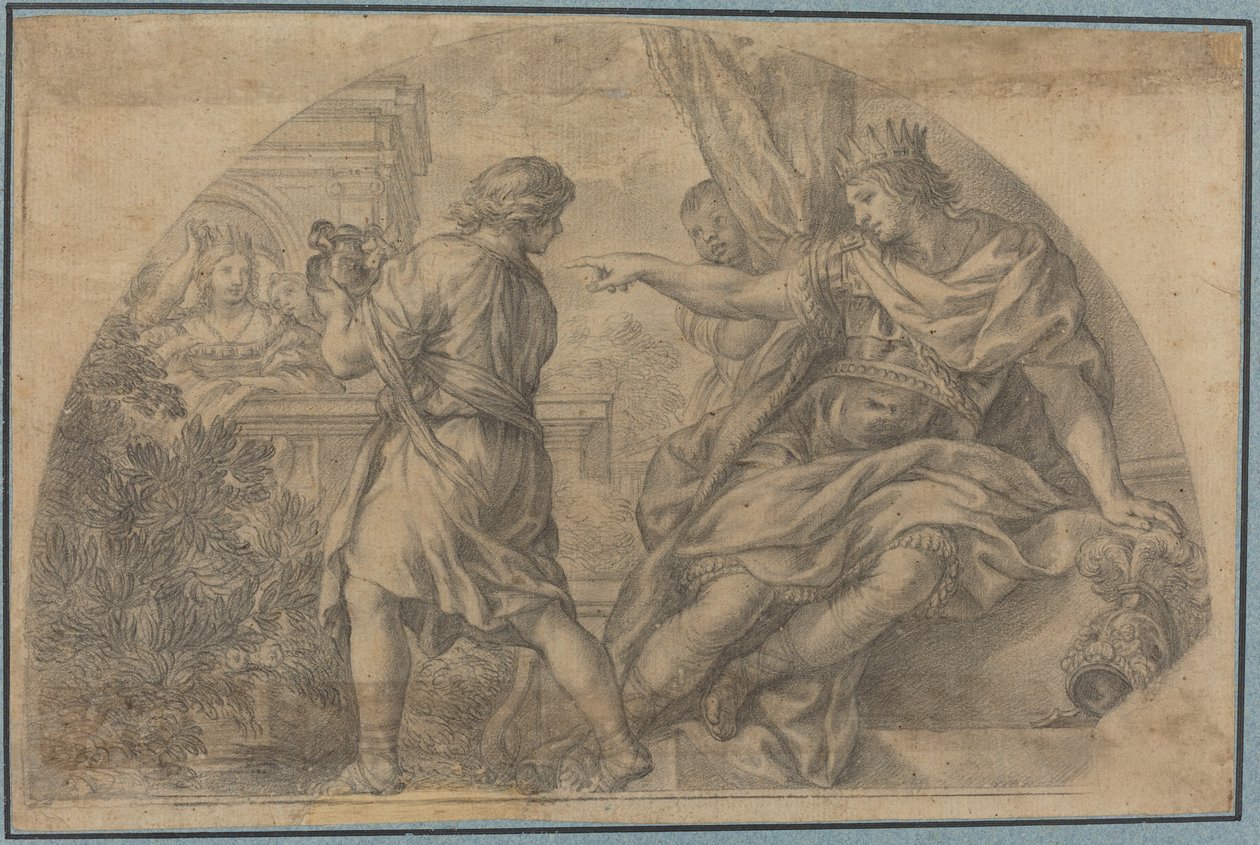 Masinissa og Sophonisba af after Pietro da Cortona
