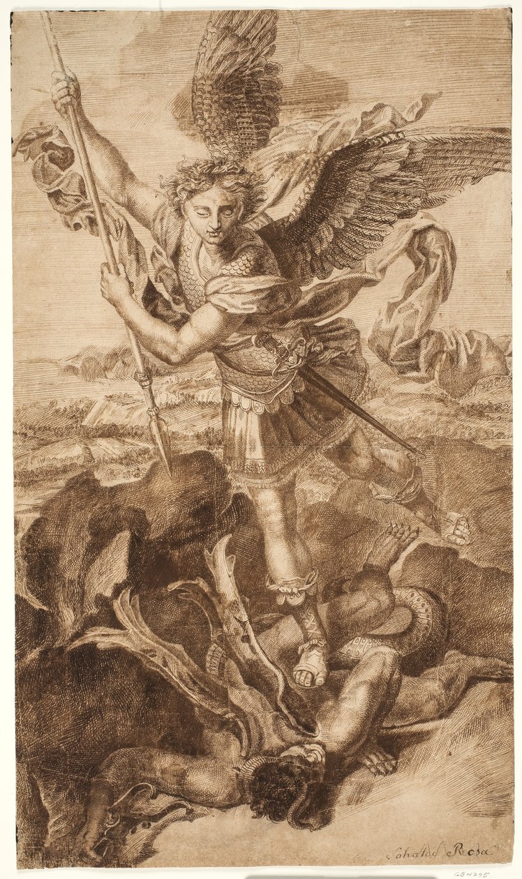 Sankt Michael af after Raphael