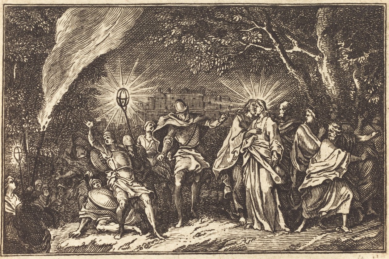 Forræderi mod Judas af after Sébastien Le Clerc I