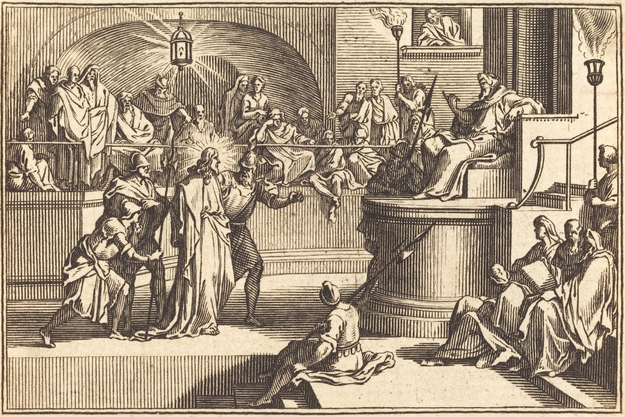 Kristus før Pilatus af after Sébastien Le Clerc I