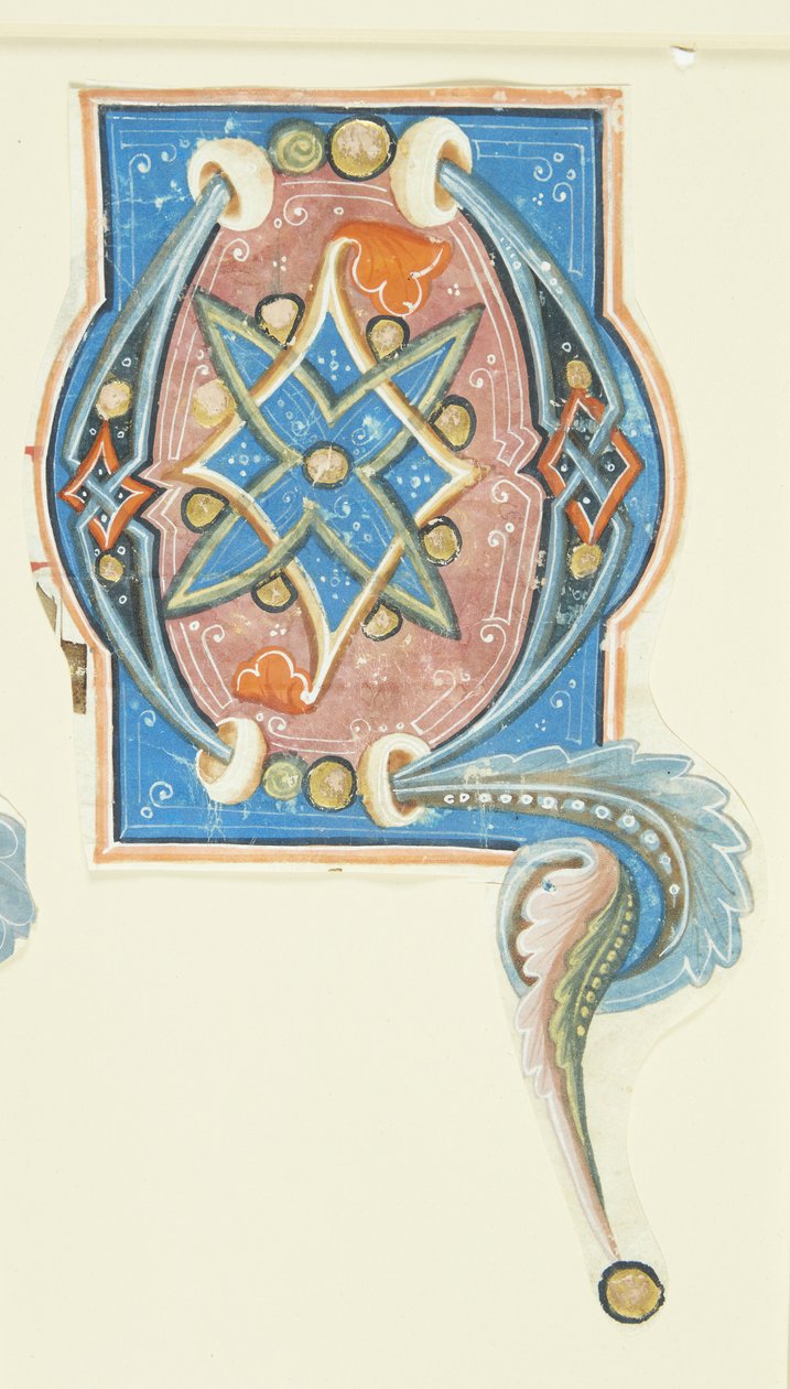 Ornamenteret initial Q af after Ubekendt