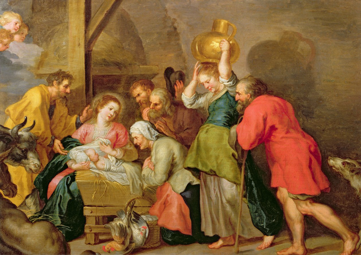 Tilbedelse af Magi af after Veronese