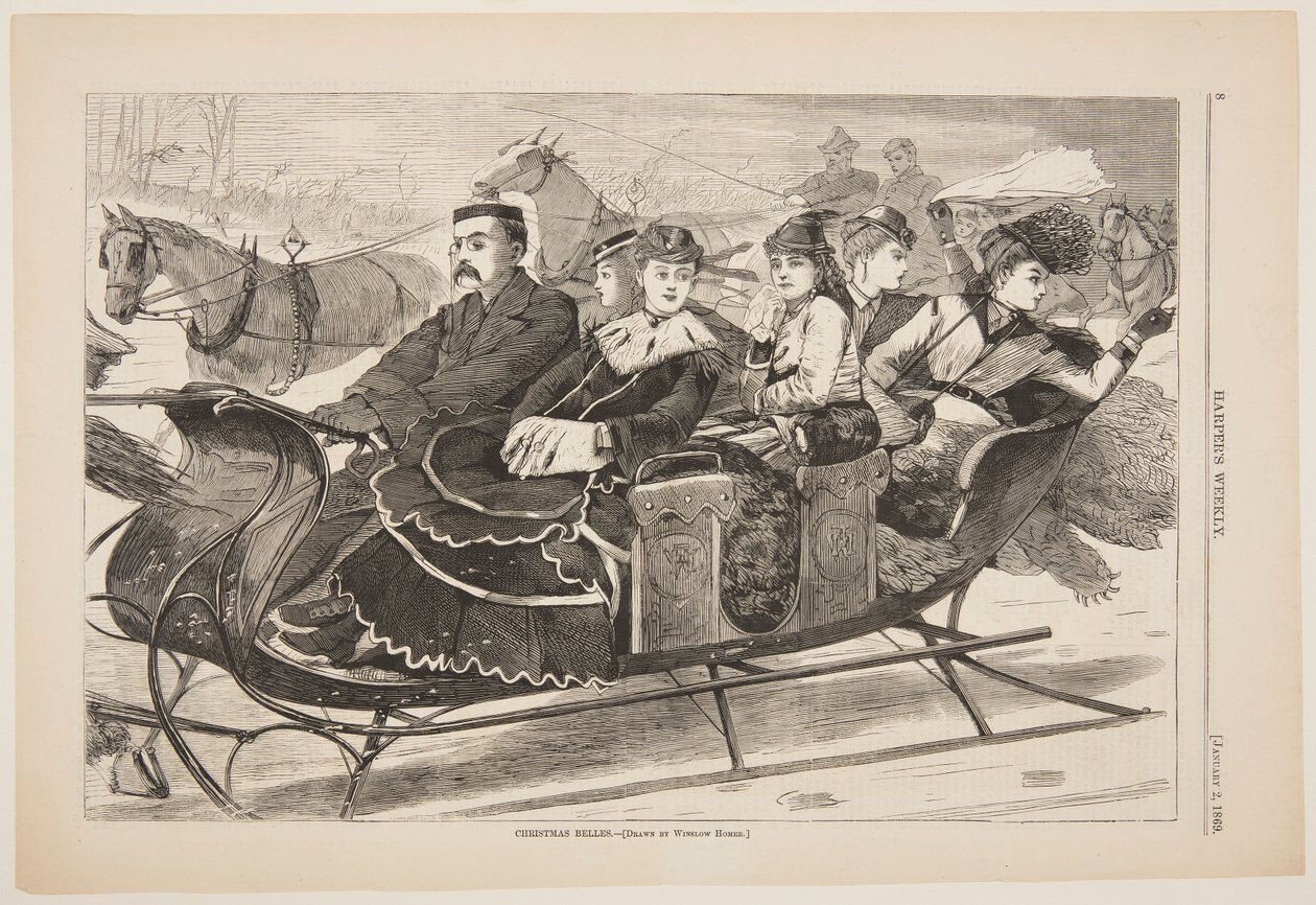 Juleklokker af after Winslow Homer