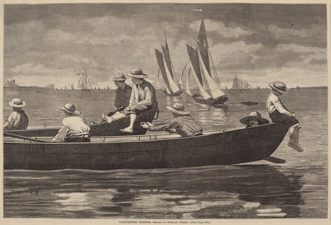 Gloucester havn af Winslow Homer
