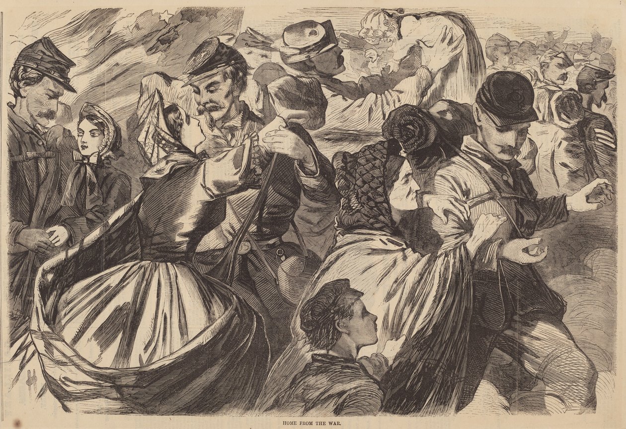 Hjem fra krigen af after Winslow Homer