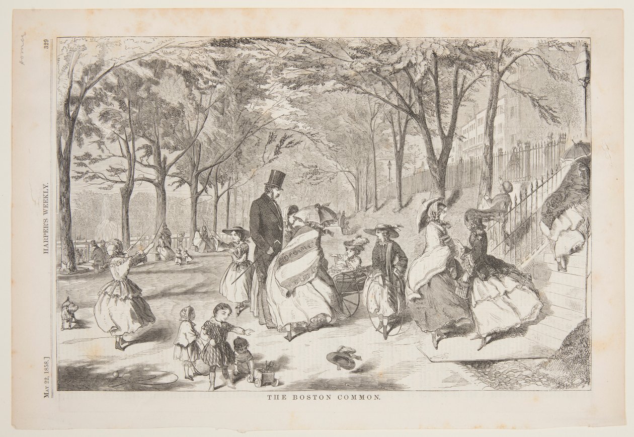 Boston Common af Winslow Homer