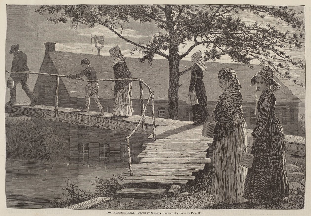 Morgenklokken af after Winslow Homer