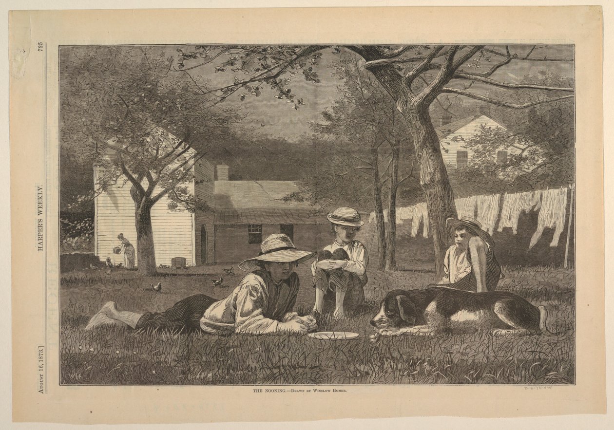 Middagen af after Winslow Homer