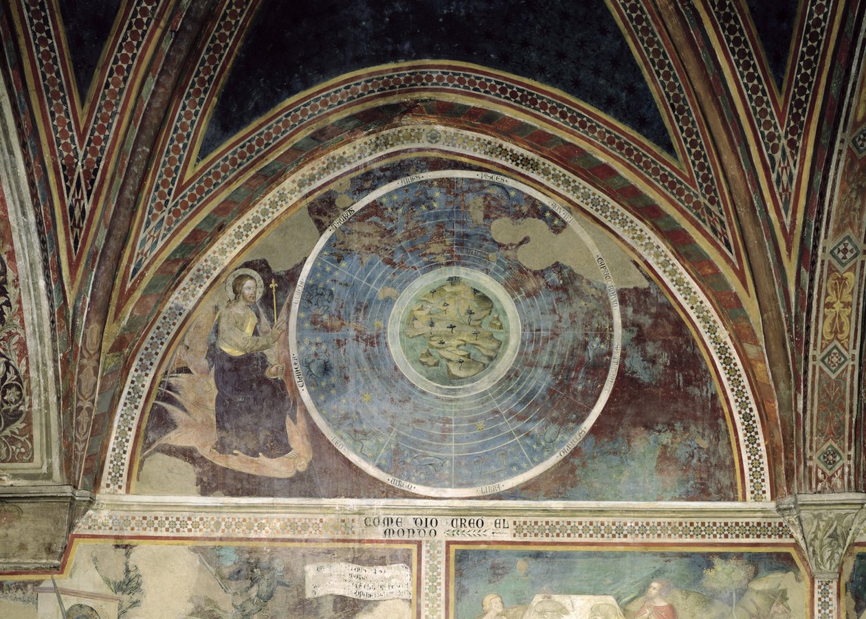 Verdens skabelse, 1356-67 af also Manfredi de Battilori Bartolo di Fredi