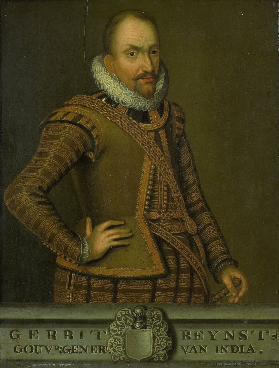 Portræt af Gerard Reynst, generalguvernør for Hollandsk Ostindien af anonymous (copy after)