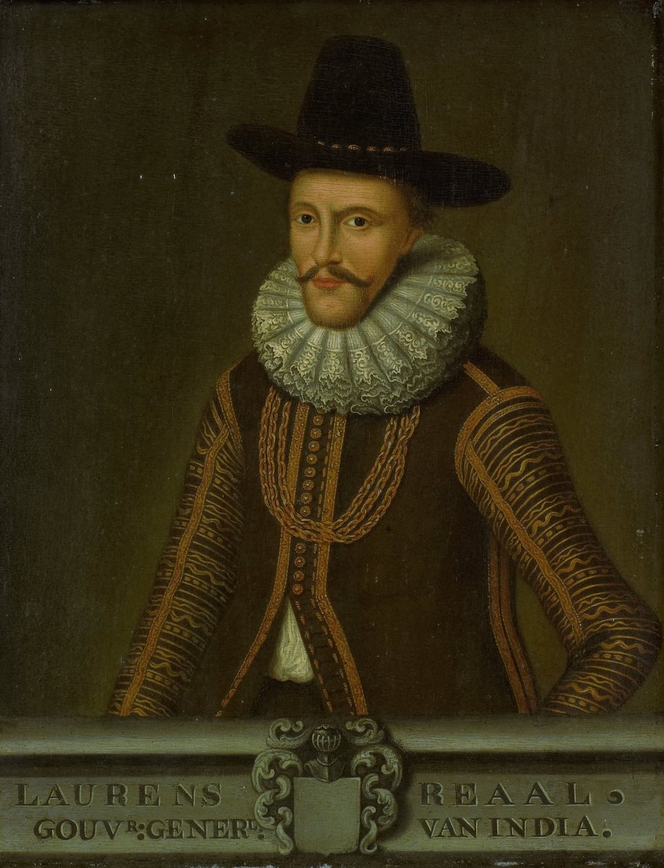 Portræt af Laurens Reael, generalguvernør for Hollandsk Ostindien af anonymous (copy after)