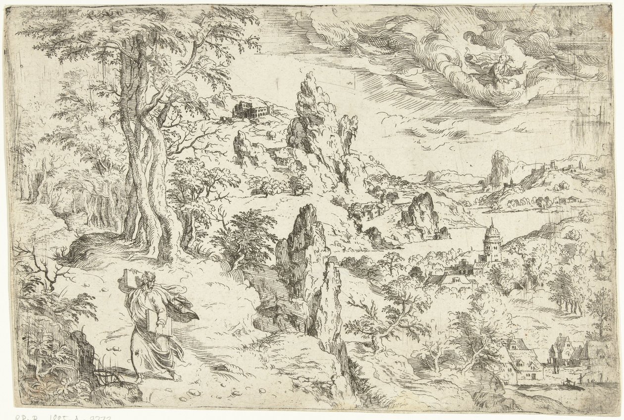 Moses med lovens stentavler af anonymous (possibly)