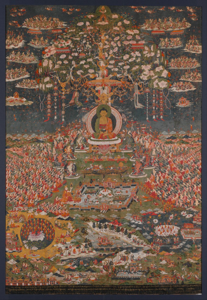 Amitabha, Buddha fra det vestlige rene land (Sukhavati) af anonymous 